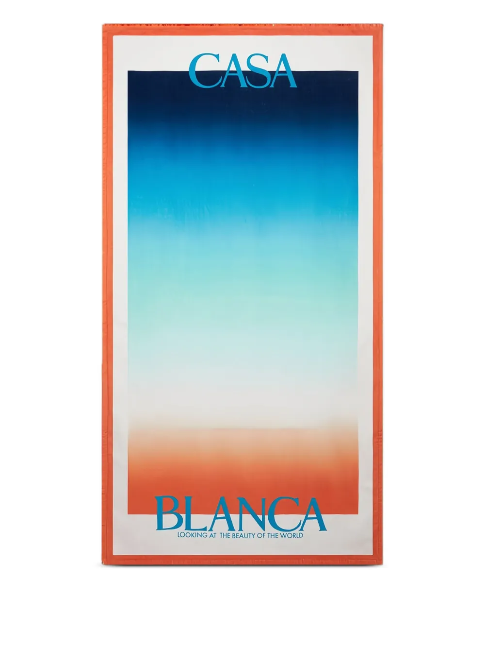 Casablanca gradient-effect towel | White | Image 1