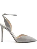 Giorgio Armani 120mm suede pumps - Grey