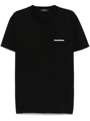 Lanvin logo-embroidered Cotton T-shirt | Black | FARFETCH ZA