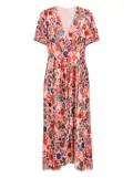 Saloni Lea midi dress - Pink