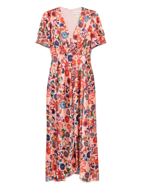 Saloni Lea midi dress
