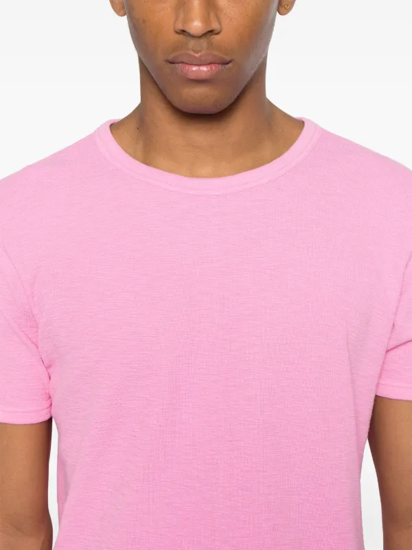Sunflower Jagger Waffle T-shirt | Pink | FARFETCH JO