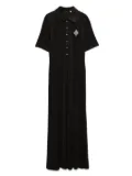 Lacoste mesh midi dress - Black