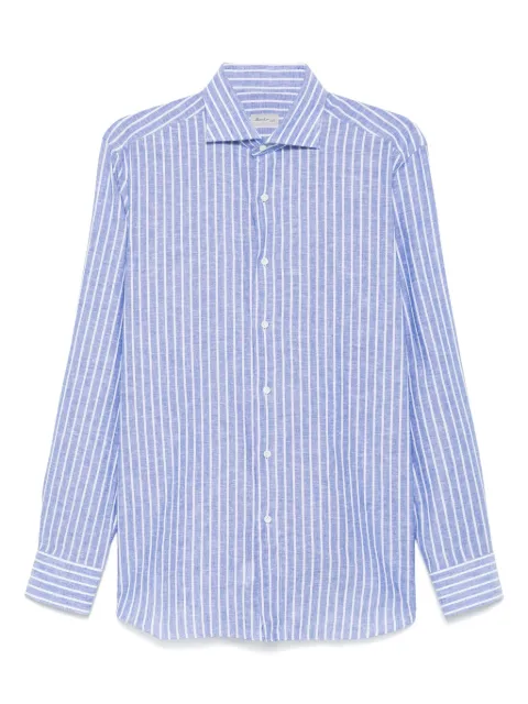 SARTORIO NAPOLI camisa con rayas estampadas