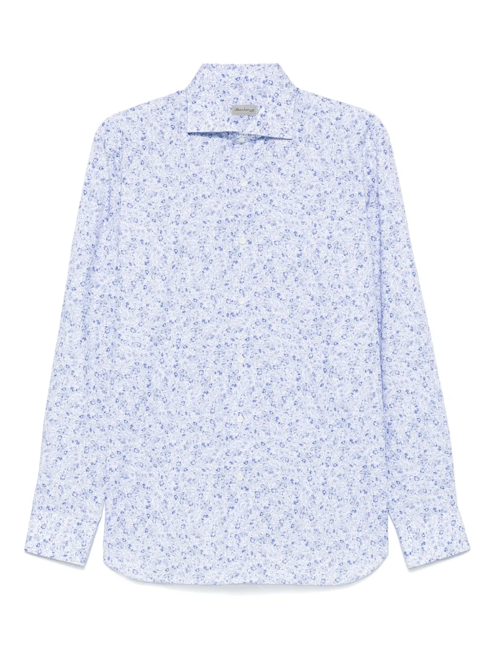 floral-print shirt