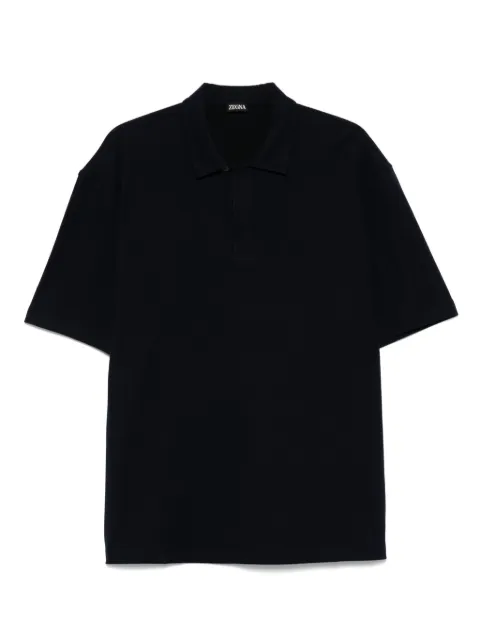 Zegna piqué polo shirt