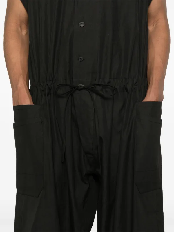 Jan Jan Van Essche Sleeveless Jumpsuit | Black | FARFETCH