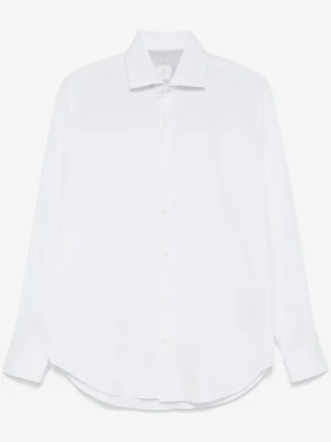 Eleventy cutaway-collar shirt