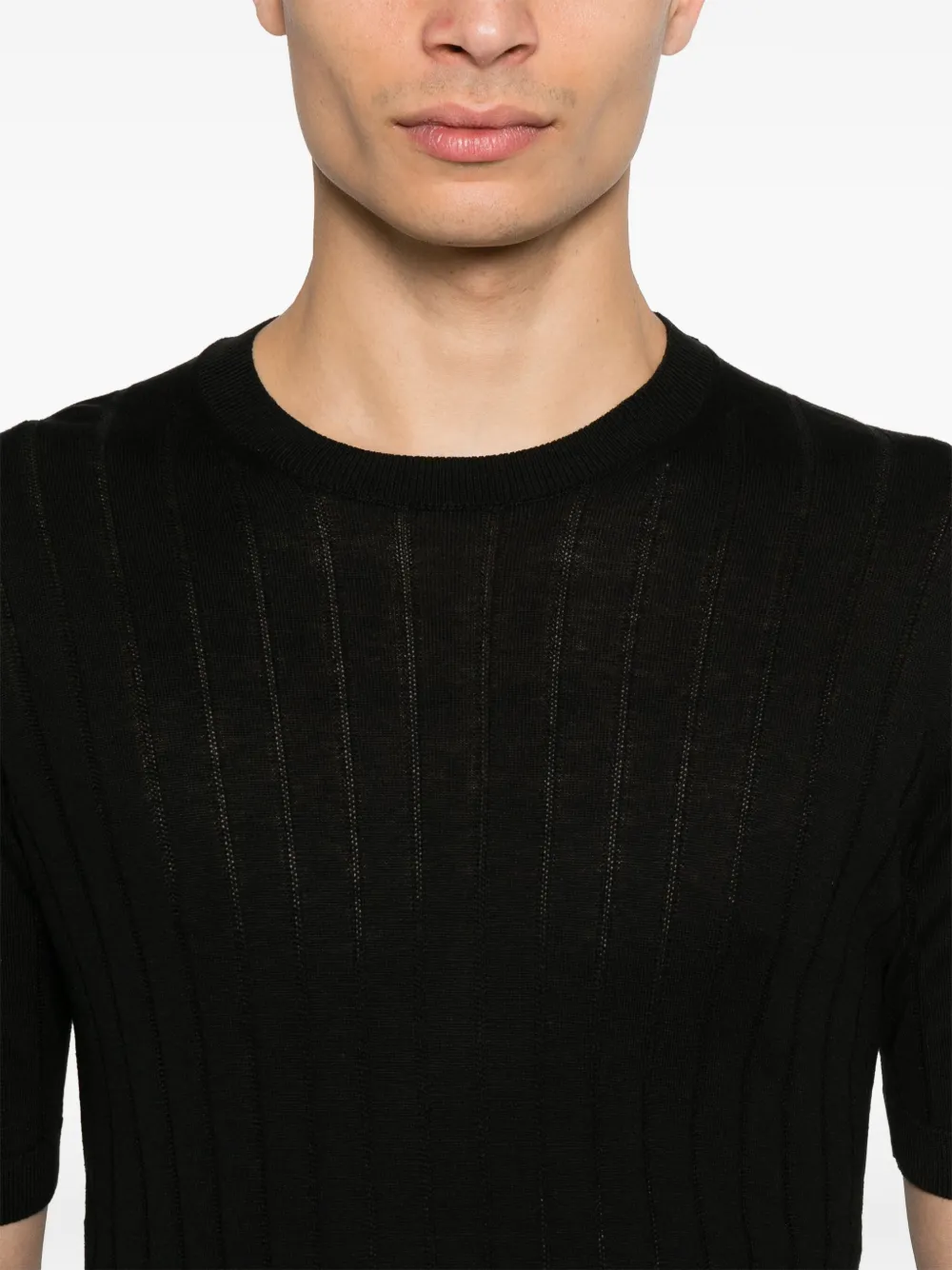 Tagliatore Roden Pe T-shirt Zwart