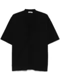 Paolo Pecora cotton short-sleeve cardigan - Black