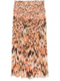 ISABEL MARANT Rolande maxi skirt - Orange