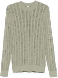 Eleventy open-knit sweater - Green