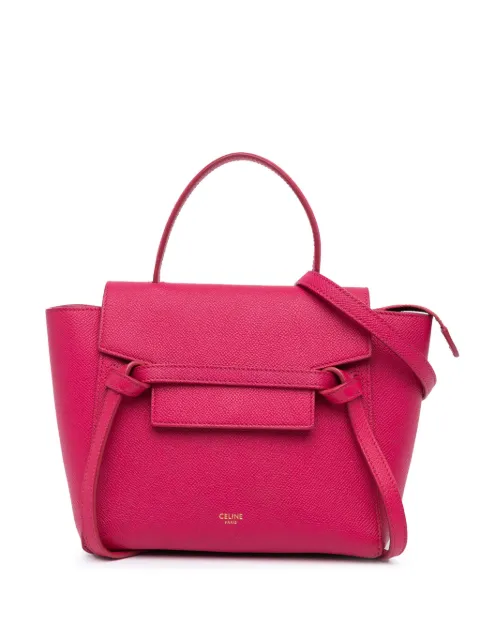 Céline Pre-Owned bolsa satchel Nano Grained Calfskin Belt Bag 2016