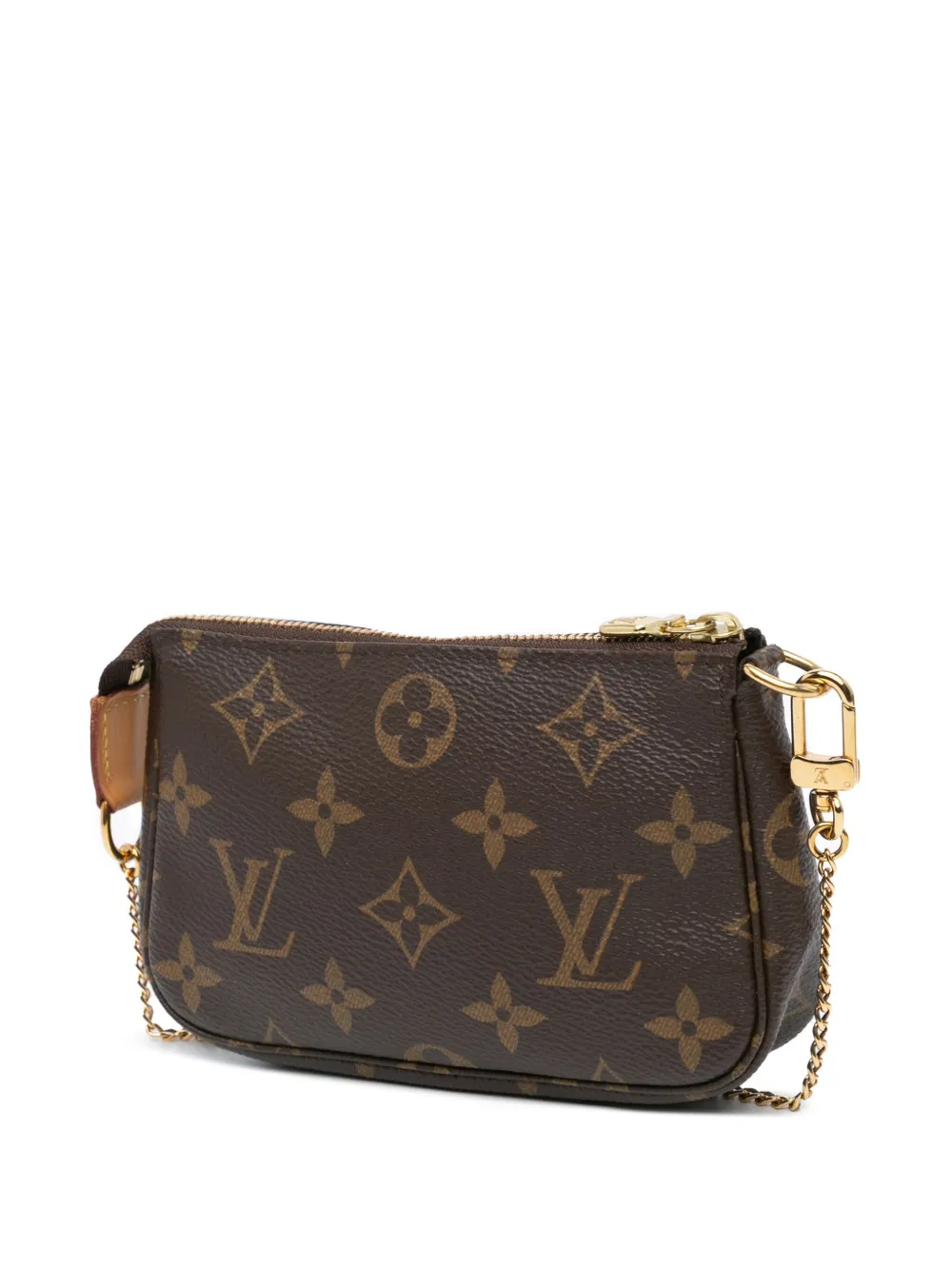 Louis Vuitton Pre-Owned 2021 Monogram Mini Pochette Accessoires handbag - Bruin