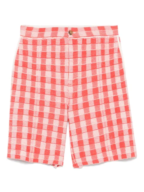 Guest In Residence traje de baño con motivo de cuadros gingham