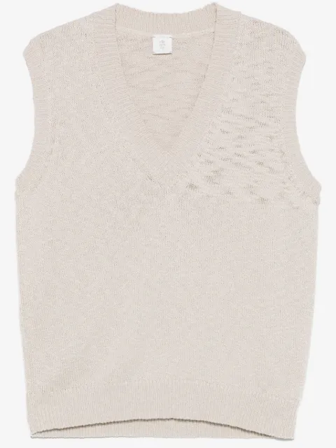 Eleventy fisherman's-knit vest