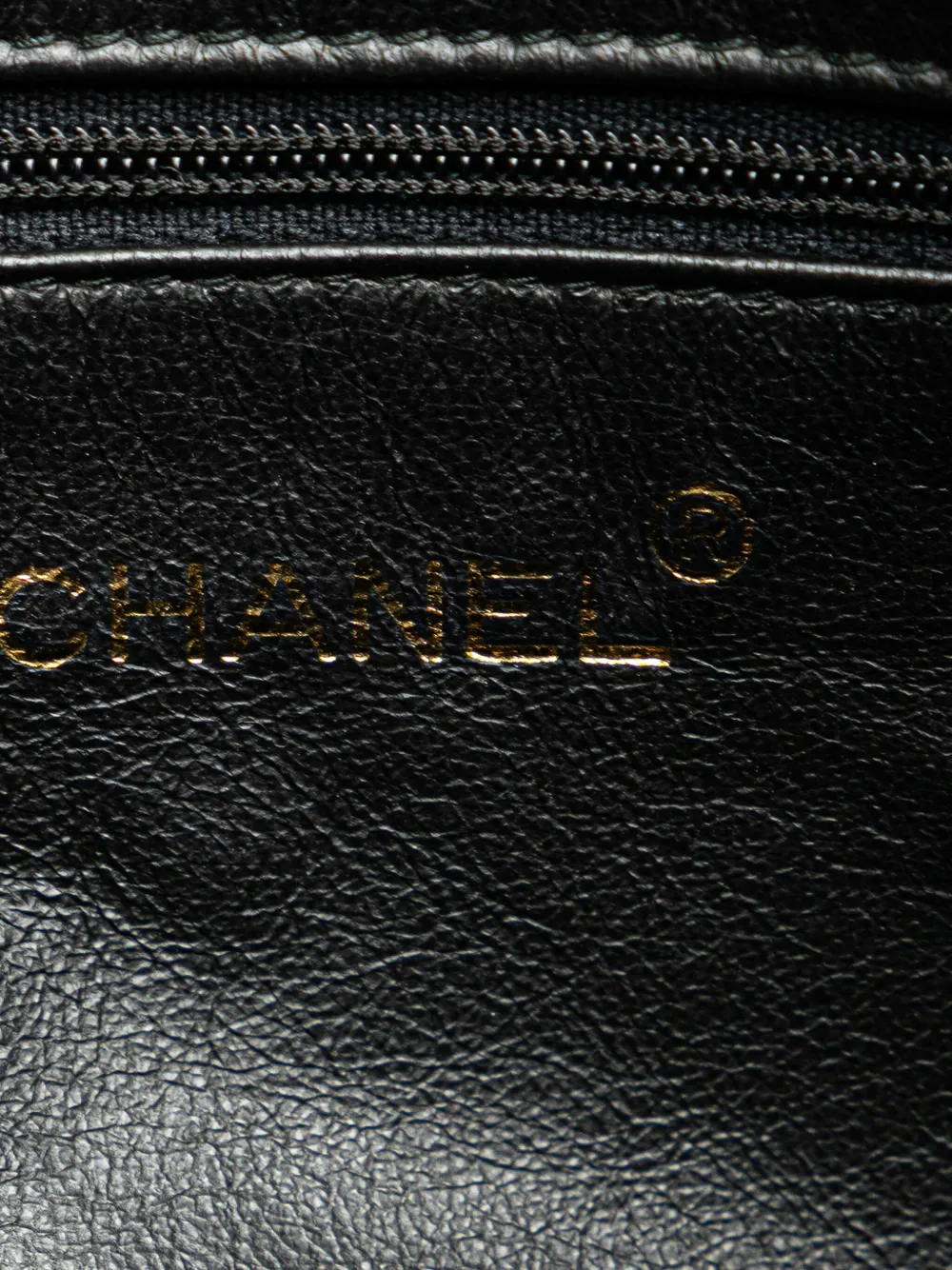Pre-owned Chanel 1994-1996 Cc Quilted Lambskin Tassel Crossbody Bag In Black
