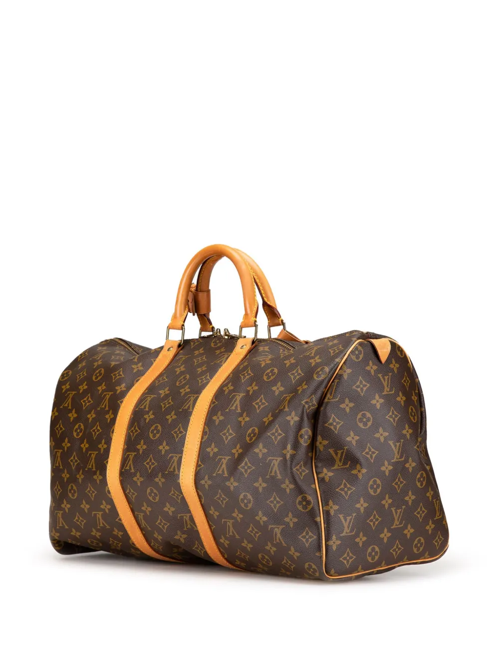 Louis Vuitton Pre-Owned 1980s Monogram Keepall 50 travel bag - Bruin