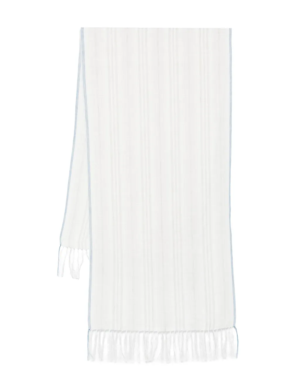 Eleventy Sciarpa a righe | bianco | Image 1