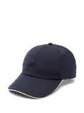 Eleventy contrasting-trim baseball cap - Blue