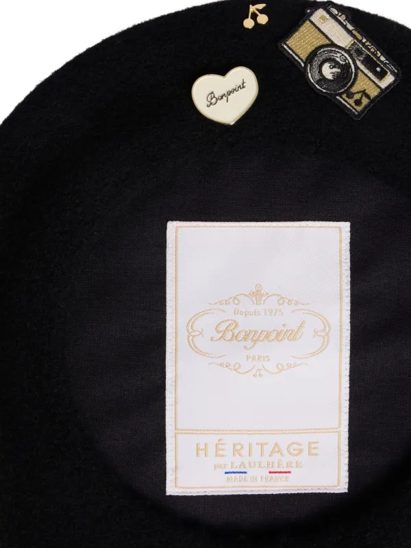 Bonpoint Tekla ベレー帽 | ブラック | FARFETCH JP 