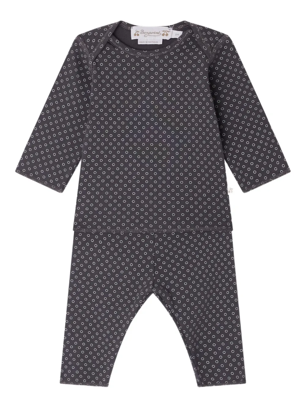 Bonpoint Katoenen pyjama Grijs