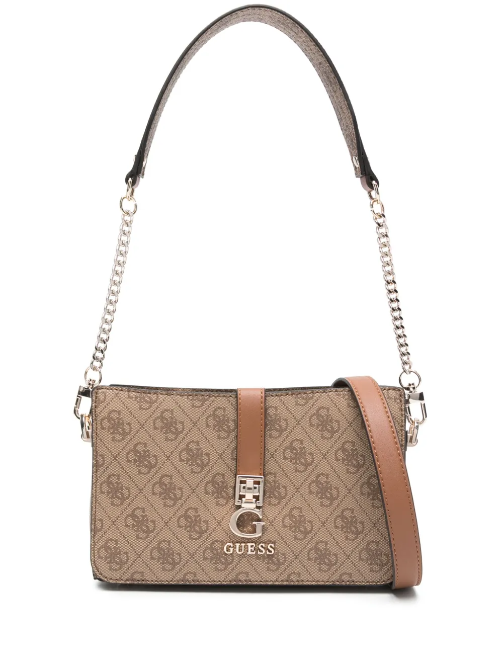 GUESS USA mini Zamira shoulder bag | Brown | Image 1