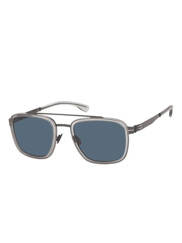 Ic! Berlin Jacob navigator-frame Sunglasses Grey FARFETCH IN