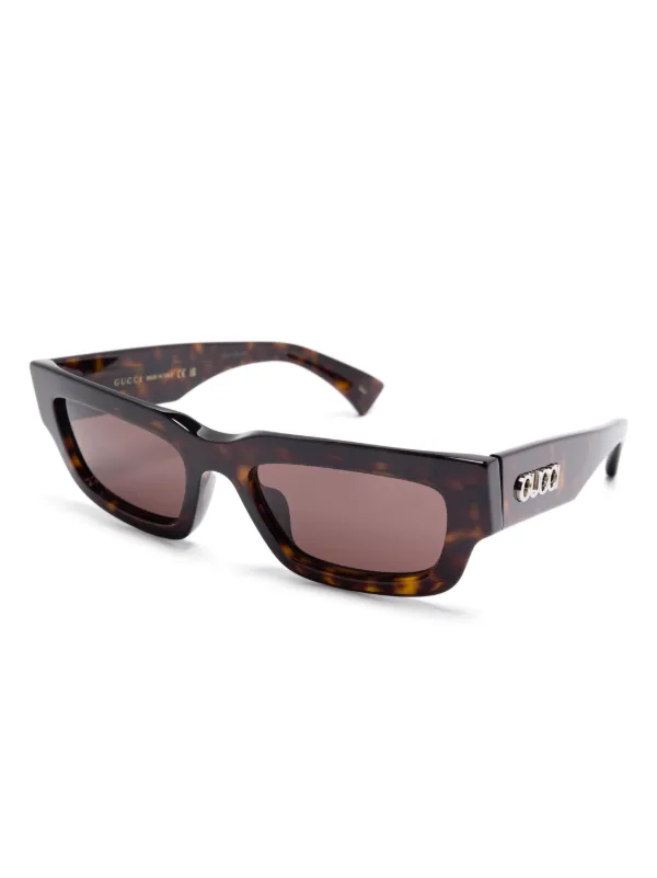 Gucci Eyewear GG1838S Sunglasses | Brown | FARFETCH