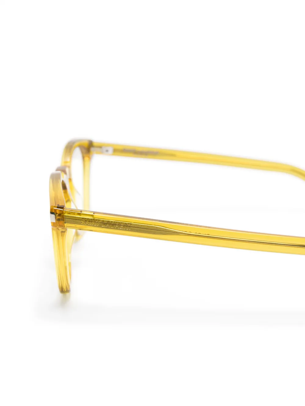 Saint Laurent Eyewear Bril met vierkant montuur Geel