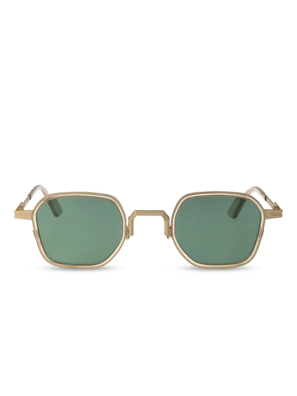 Movitra Richard square-frame sunglasses – Gold