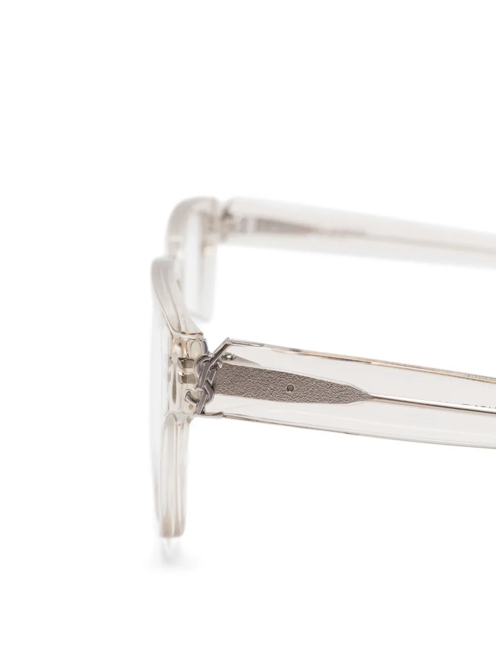 Saint Laurent Eyewear Bril met vierkant montuur Wit