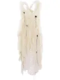 PAULINE DUJANCOURT silk-blend dress - Neutrals