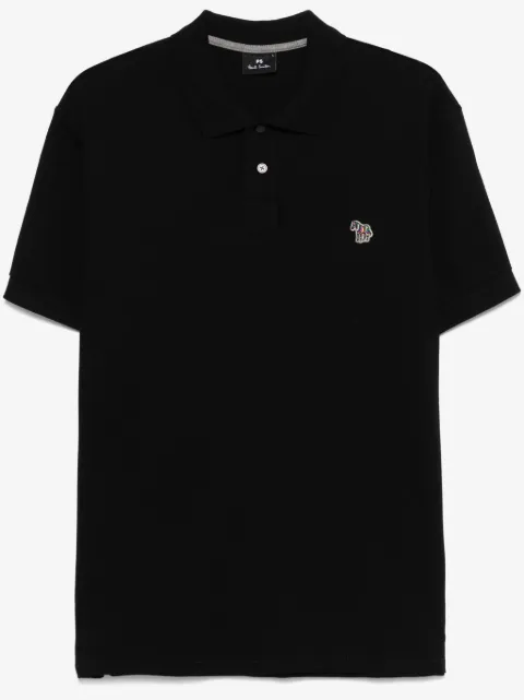 PS Paul Smith cotton Zebra-patch polo shirt