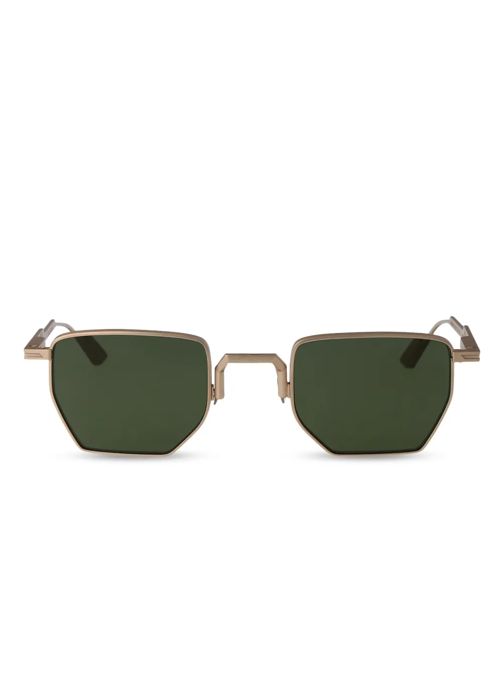 Movitra geometric-frame sunglasses | Gold | Image 1