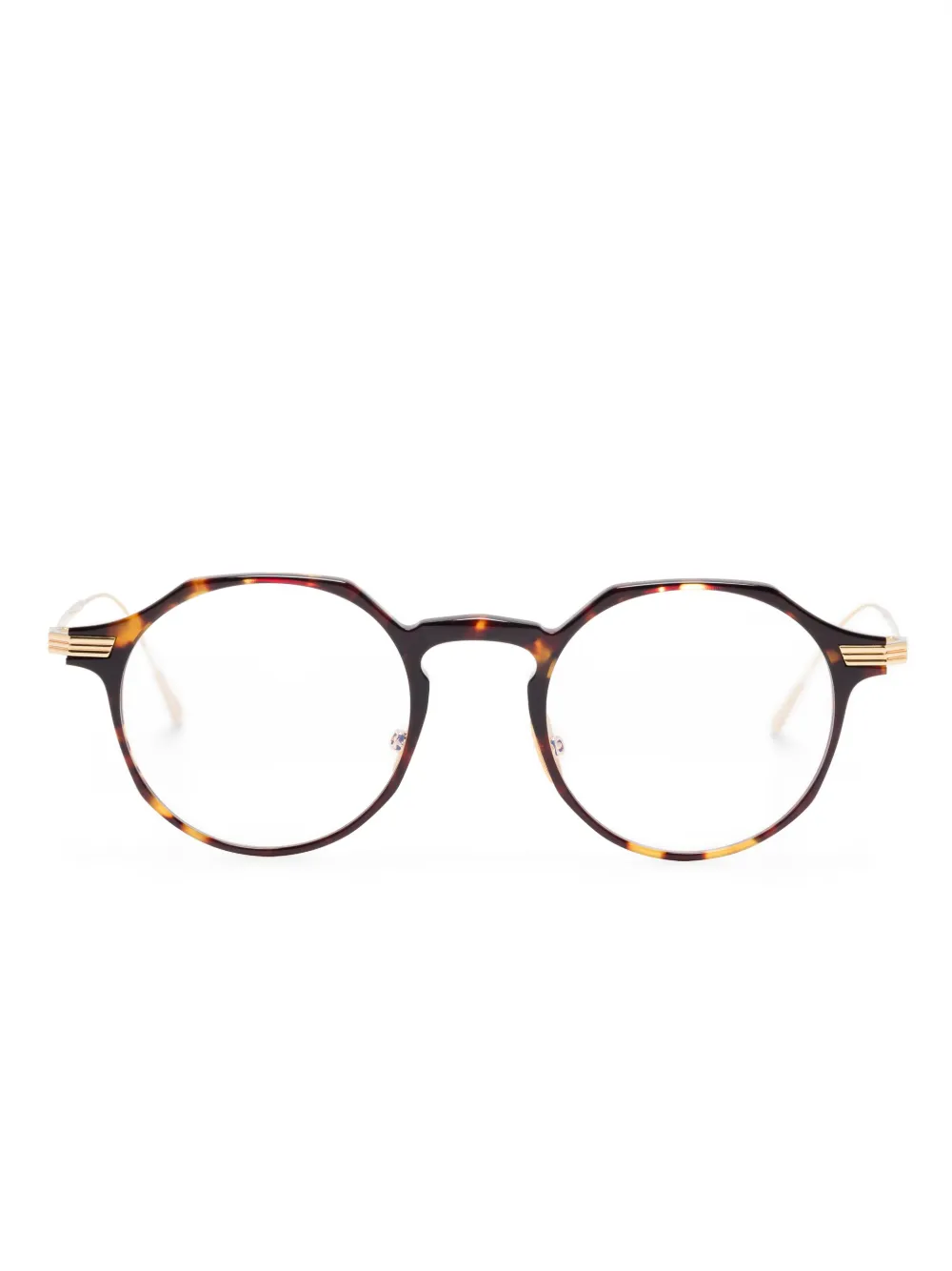 Cutler & Gross Bril met pantos montuur Bruin