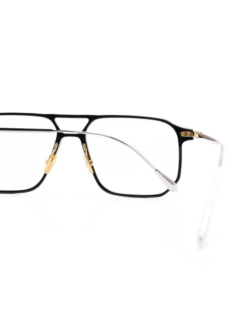 Cutler & Gross Bril met piloten montuur Zwart
