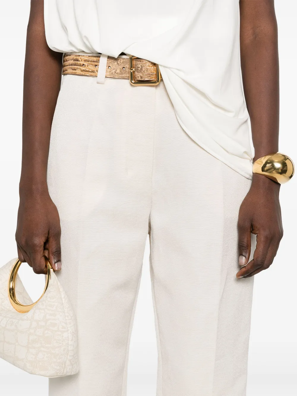 Jacquemus Le Pantalon Norma broek Beige