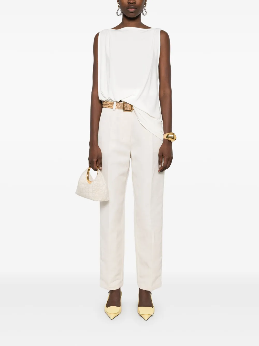 Jacquemus Le Pantalon Norma broek - Beige