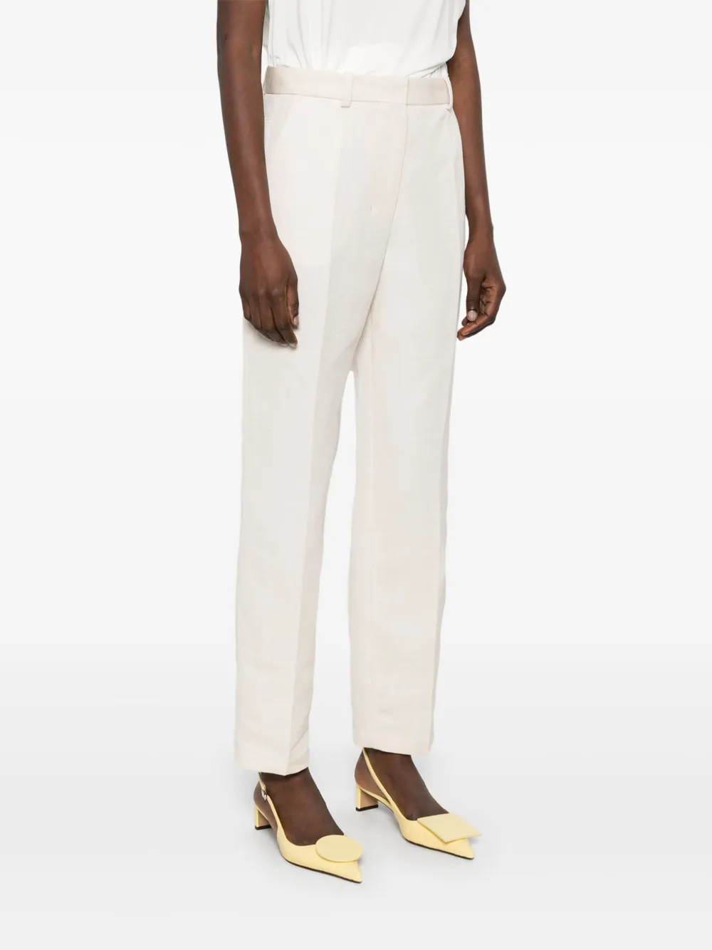 Jacquemus Le Pantalon Norma broek Beige