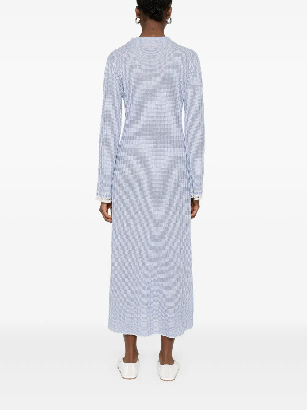 Guest In Residence Gestreepte maxi-jurk Blauw