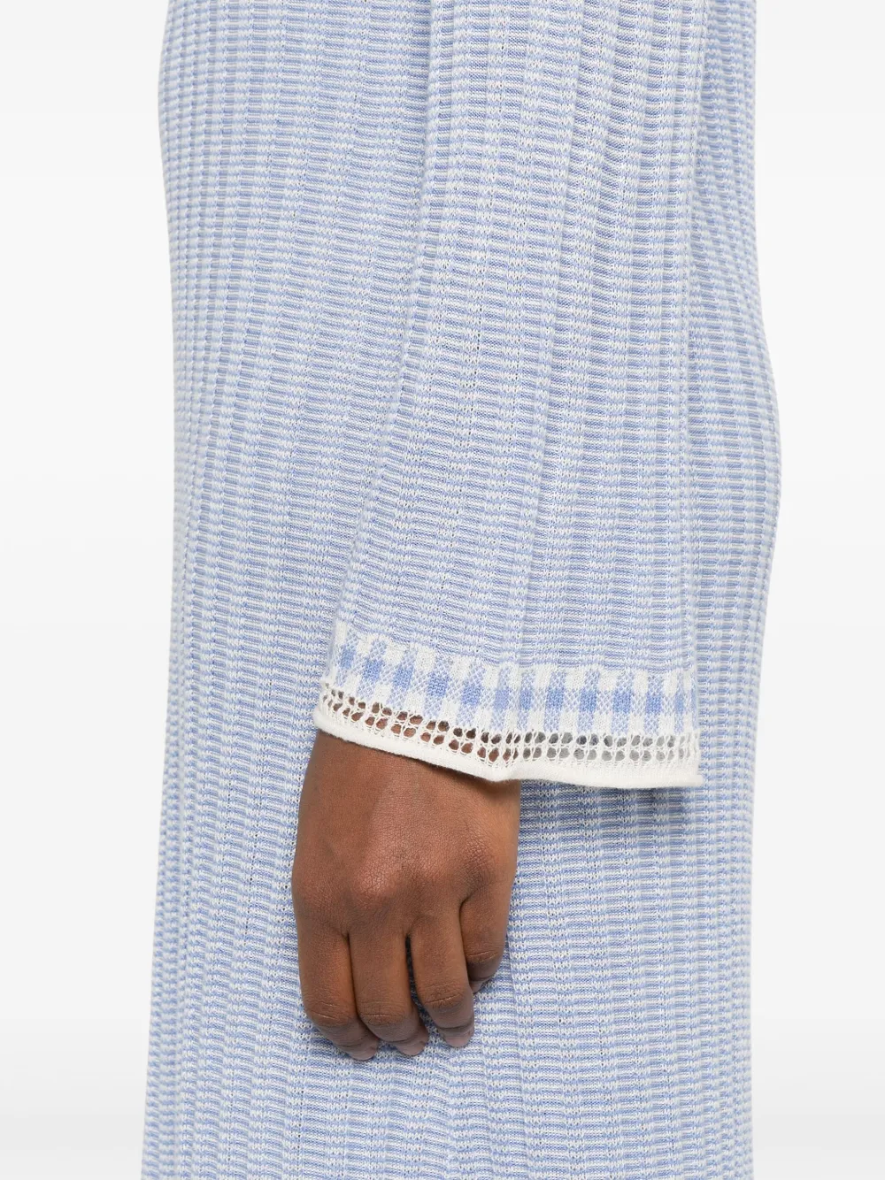 Guest In Residence Gestreepte maxi-jurk Blauw