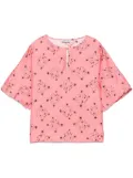 Alberto Biani swirl-print top - Pink