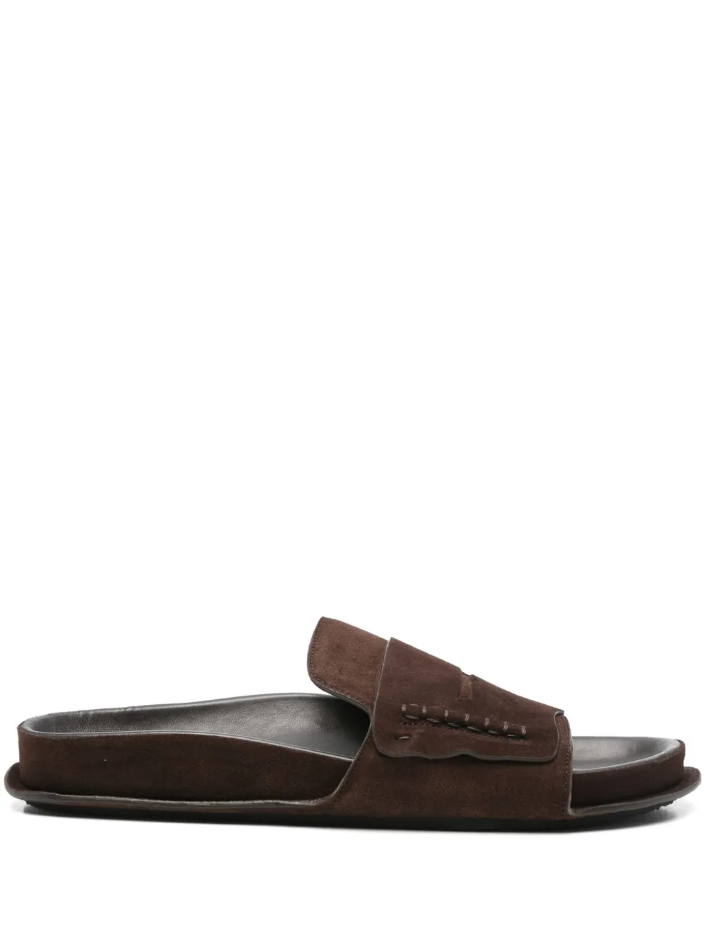 Jacquemus Les sandales Mocassin sandals Brown