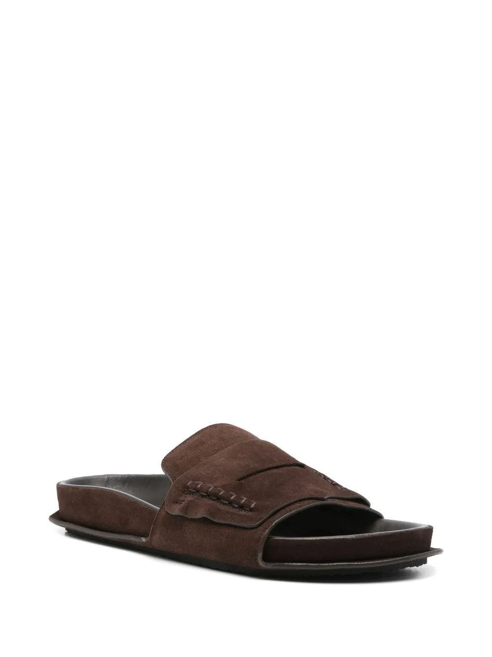 Jacquemus Les sandales Mocassin sandalen - Bruin