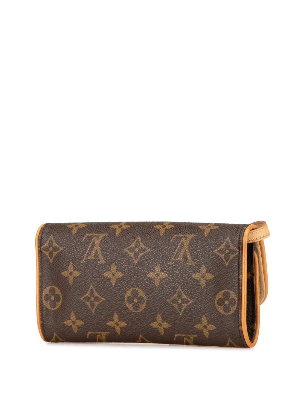 Louis Vuitton Pre-Owned 2000 Monogram Pochette Twin PM crossbody bag - Bruin