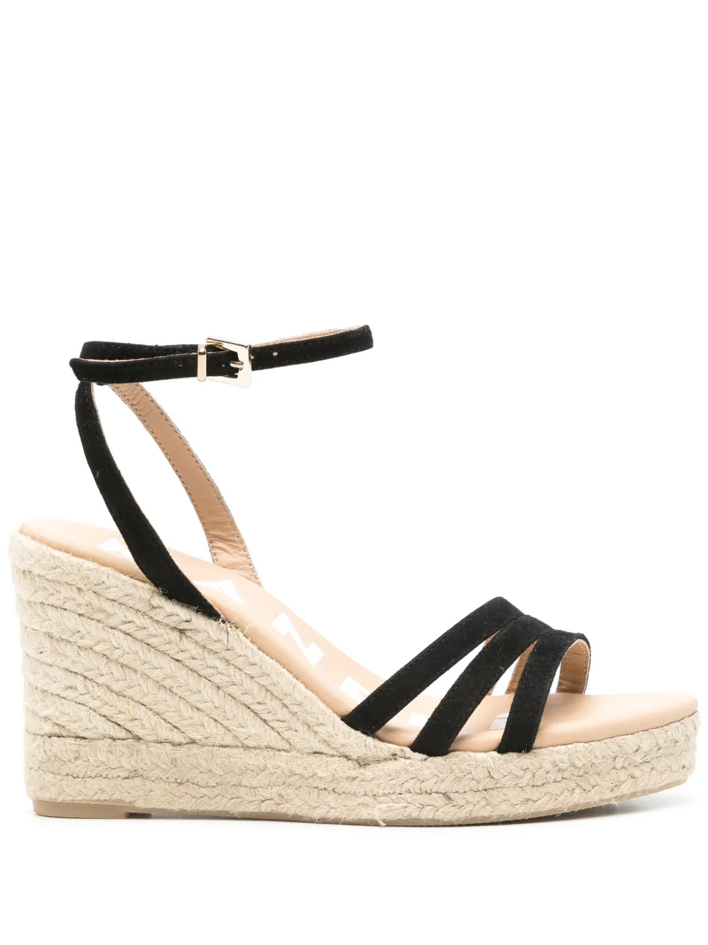 Manebi 100mm Hamptons espadrilles Black