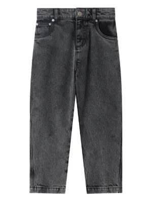 Moncler Enfant ロゴ ジーンズ | ブルー | FARFETCH JP