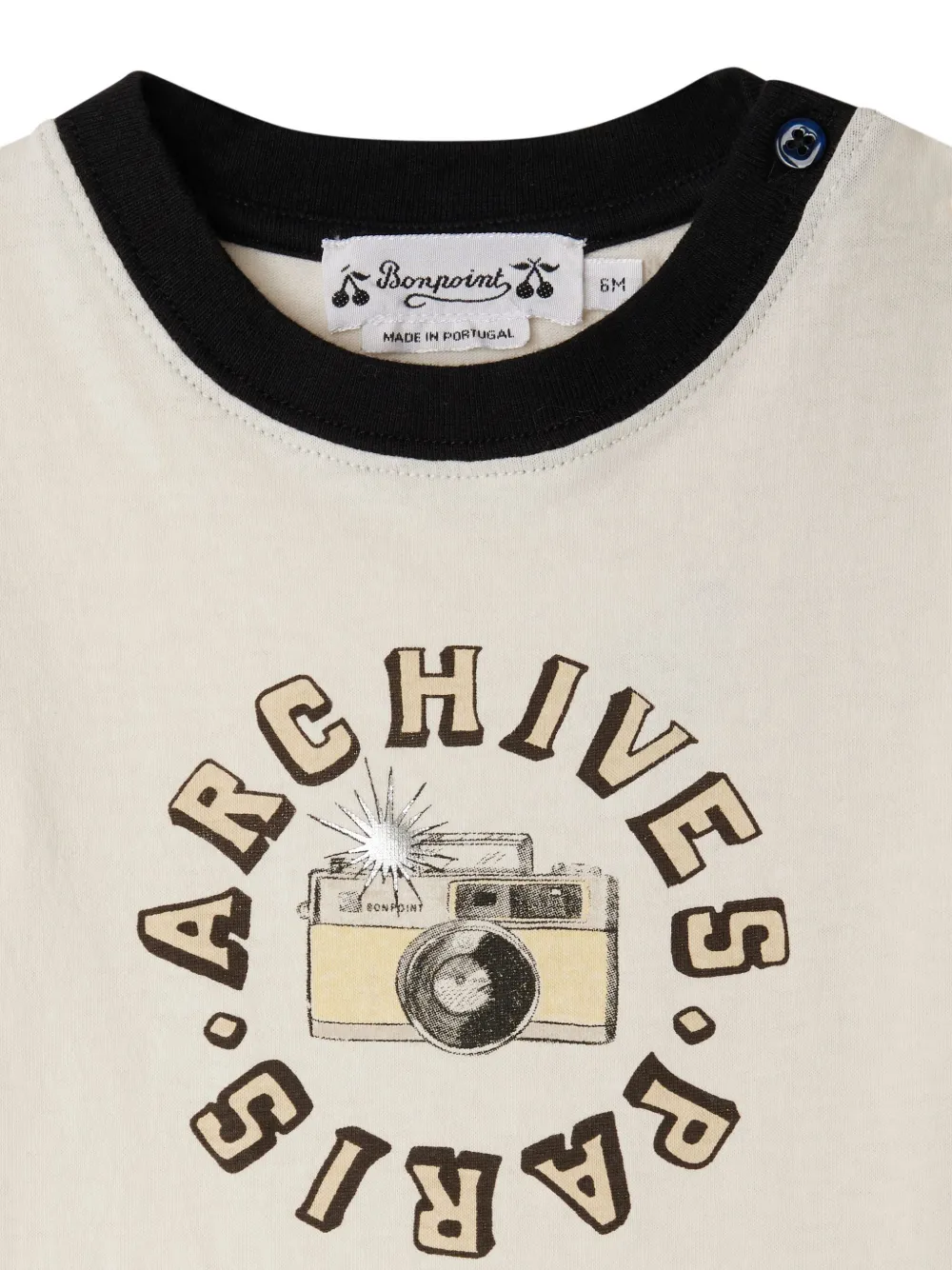Bonpoint Tom T-shirt Beige