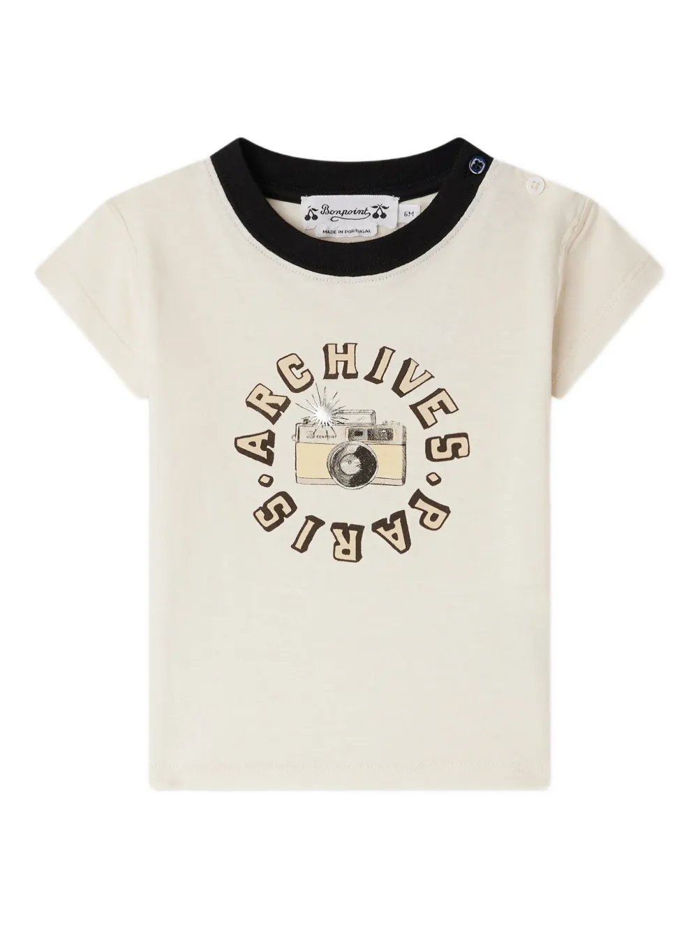 Bonpoint Tom T-shirt Beige